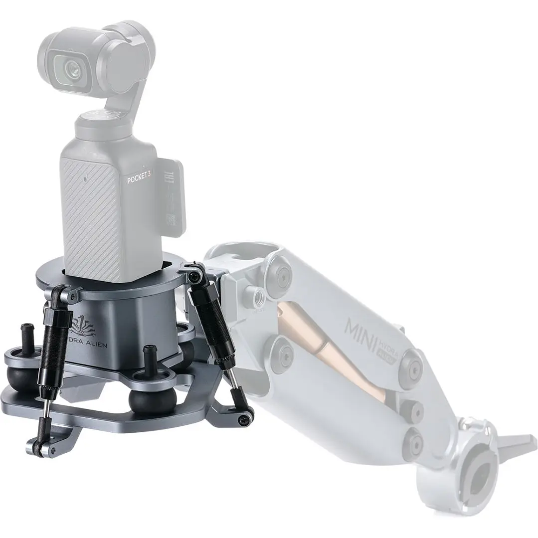 Cabezal Amortiguador Tilta para Hydra Alien Mini - Titanium Gray 1