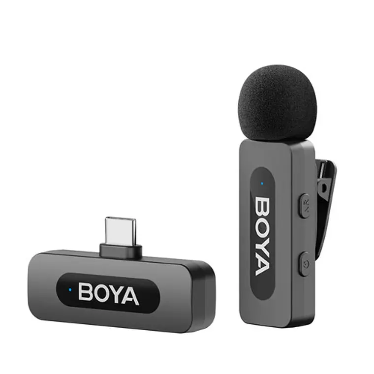 Kit creator mobile Luz Led Portatil Visico KD-2RX - Bicolor + Microfono Boya BY-V10 2.0 2