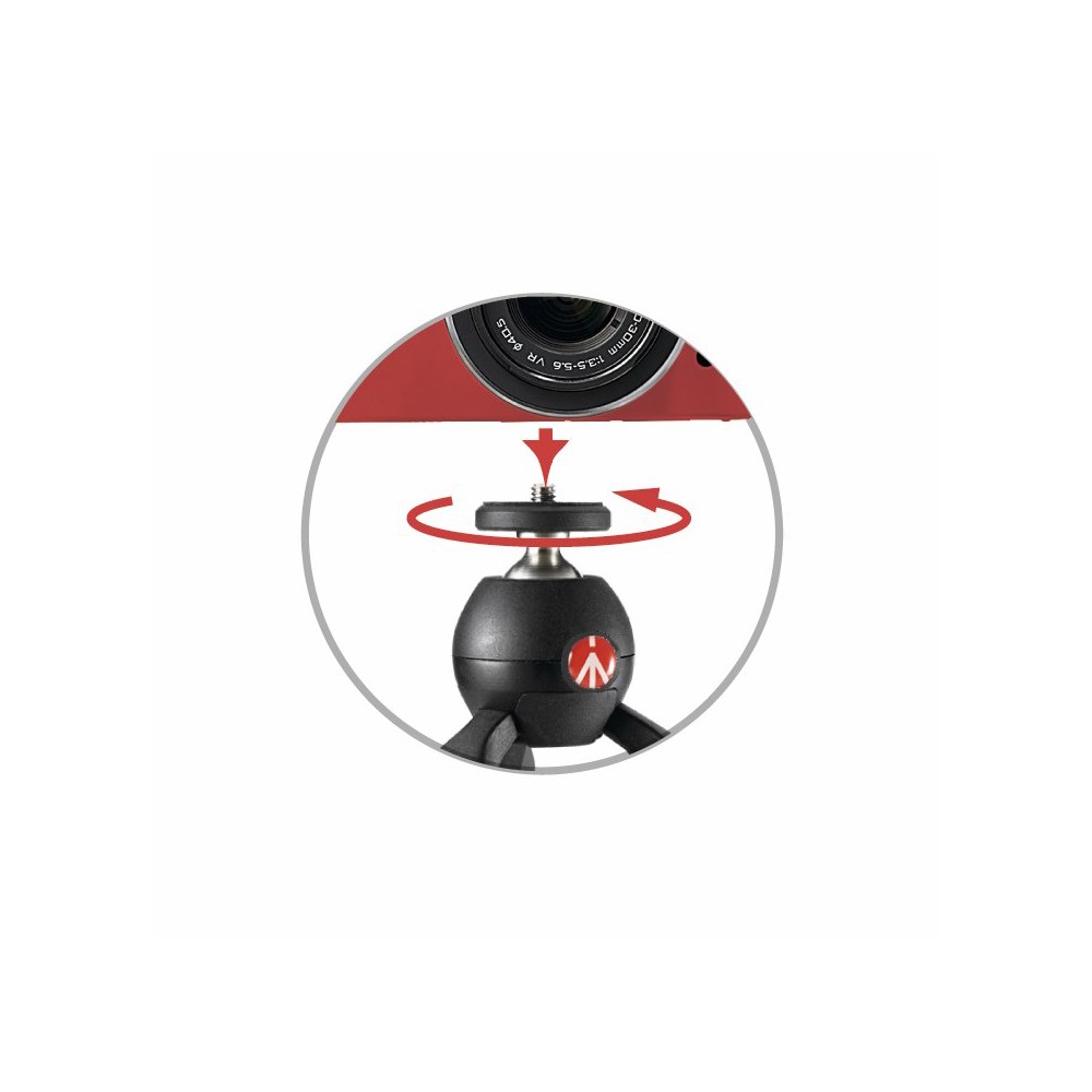 Tripode Manfrotto Pixi Negro Para Sobremesa 3