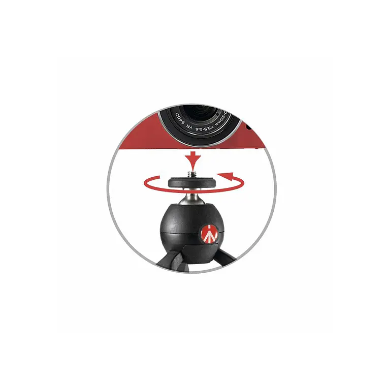 Tripode Manfrotto Pixi Negro Para Sobremesa 4