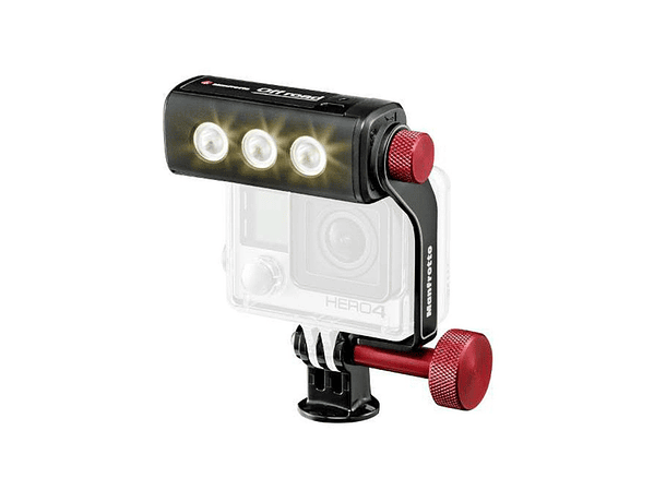 Manfrotto MLOFFROAD Lámpara LED Off Road con Soporte para GoPro