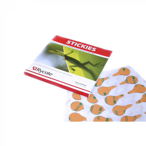 Adhesivos Rycote Stickies Para Lavalier - 100 Unidades