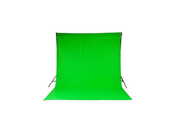 Fondo de Tela Chroma Verde para backdrop de 3 x 3.5 mts 
