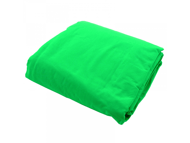 Fondo de Tela Chroma Verde para backdrop de 3 x 3.5 mts 