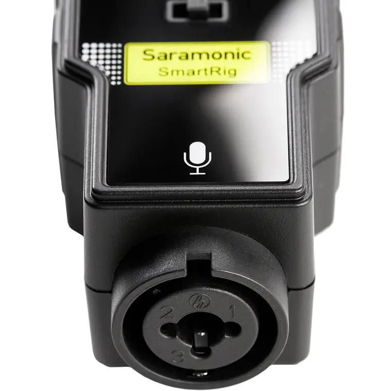 Interfaz de Audio Saramonic de 1 Canal con Entrada XLR / Plug / 3,5 mm y Salida TRRS para Cámaras o Smartphone 3