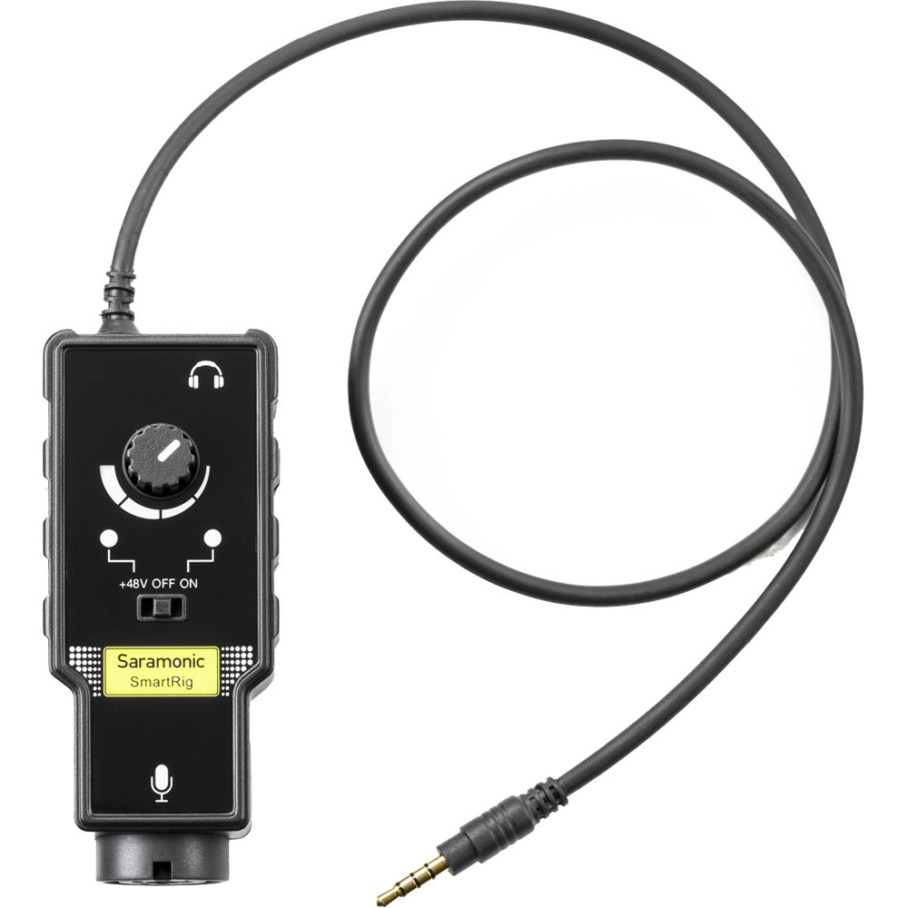Interfaz de Audio Saramonic de 1 Canal con Entrada XLR / Plug / 3,5 mm y Salida TRRS para Cámaras o Smartphone 1