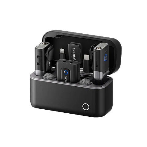 Micrófono Saramonic Mix con Adaptadores para Smartphone y Cámaras