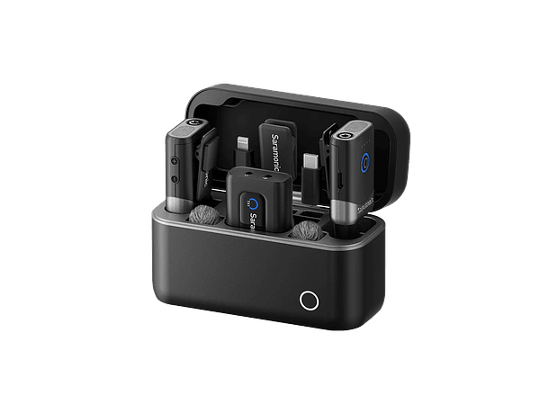 Micrófono Saramonic Mix con Adaptadores para Smartphone y Cámaras