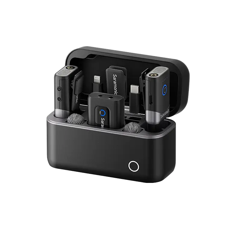 Micrófono Saramonic Mix con Adaptadores para Smartphone y Cámaras 1