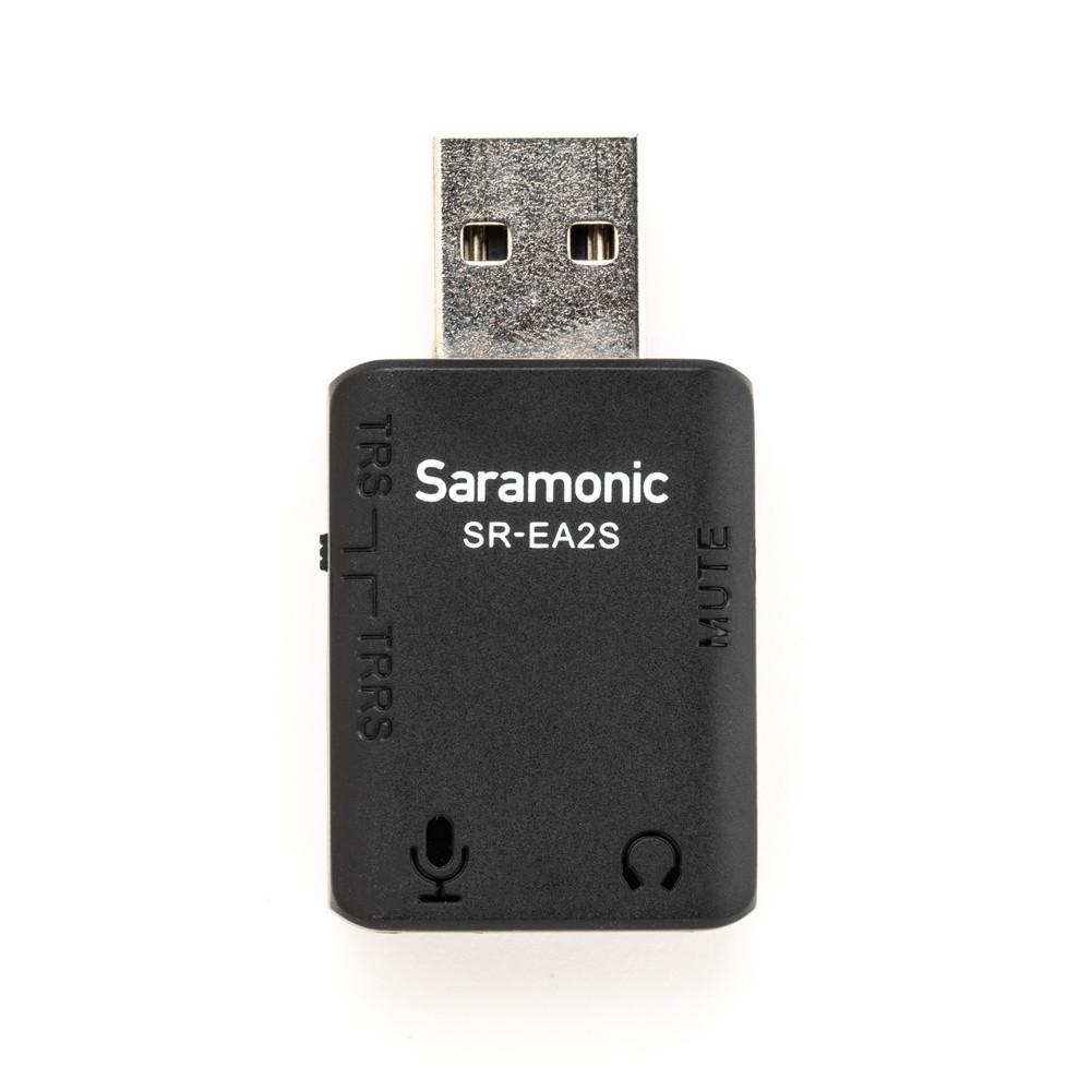 Dongle USB-A Ultra Compacto Saramonic para Conexión de Audífonos y Micrófono a Computadores y Dispositivos USB 6