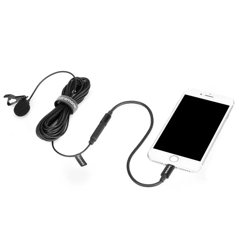 Adaptador de Audio Saramonic de 3,5 mm a Conector Lightning para iOS 2