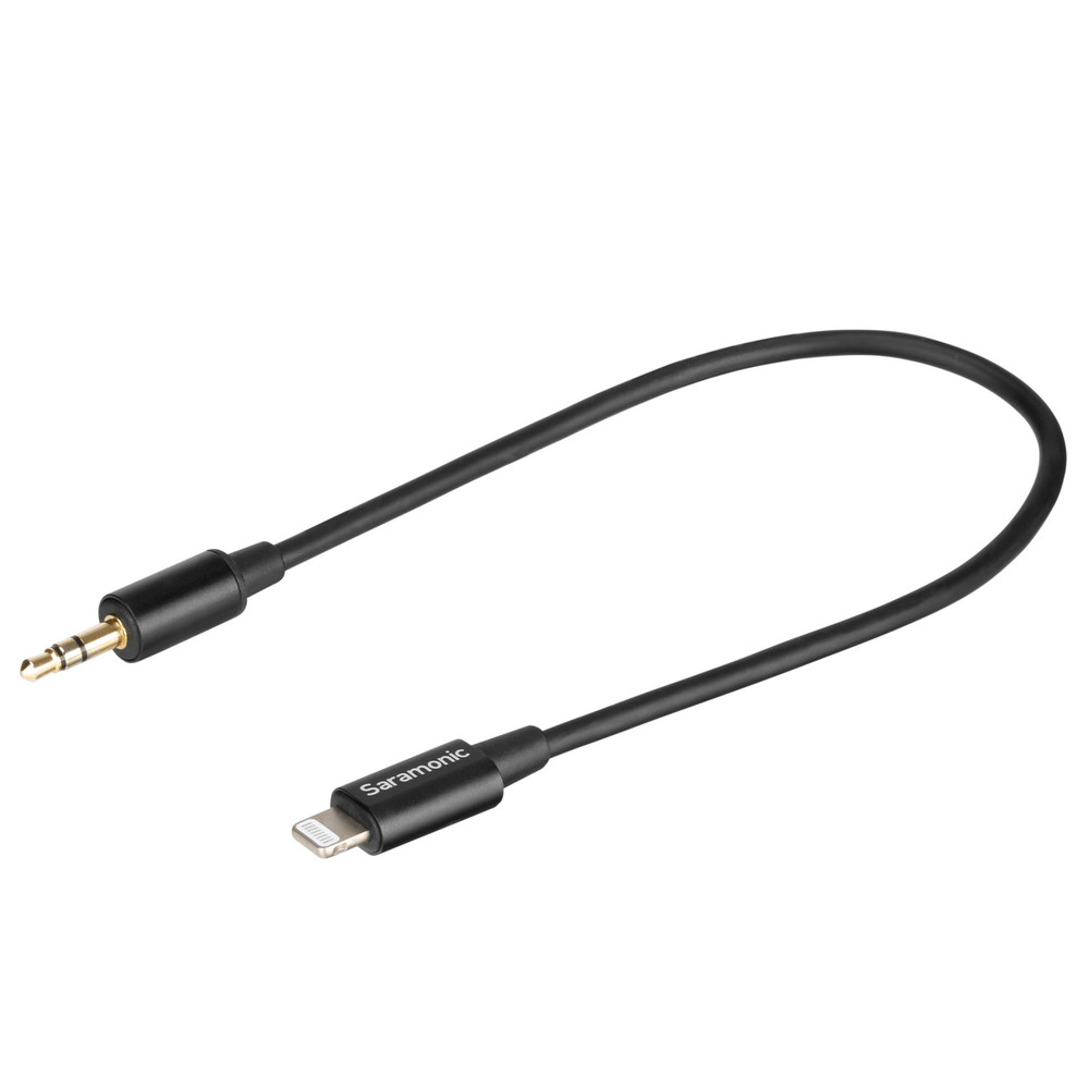 Adaptador de Audio Saramonic de 3,5 mm a Conector Lightning para iOS 1