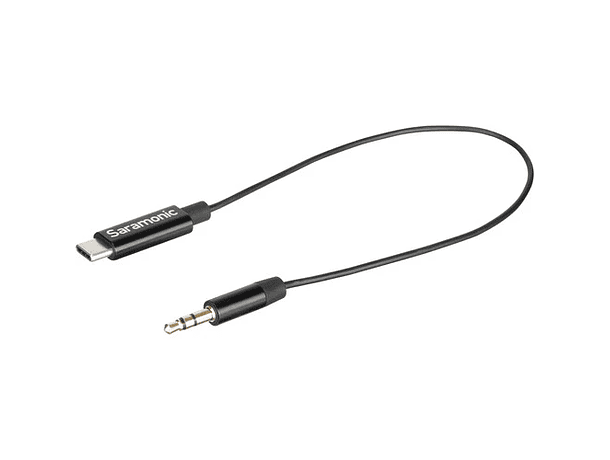 Adaptador de Micrófono Saramonic SR-C2001 de 3,5 mm TRS a USB-C