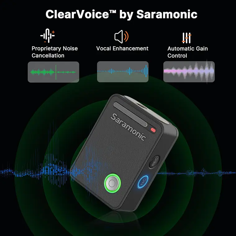 Micrófono Lavalier Inalámbrico Saramonic Ultra 01 5