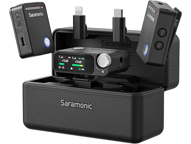 Micrófono Lavalier Inalámbrico Saramonic Ultra 01
