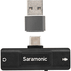 Adaptador de Audio Saramonic SR-EA2U con Conector USB-C 6