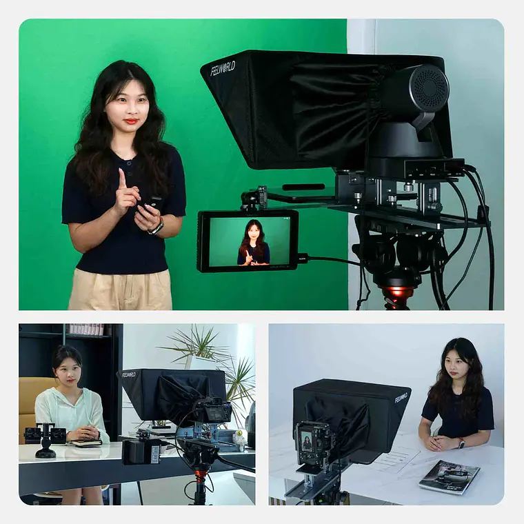 Teleprompter FeelWorld TP16 - para Tablets 5