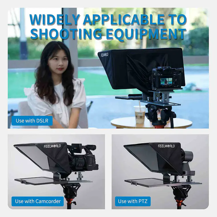 Teleprompter FeelWorld TP16 - para Tablets 6