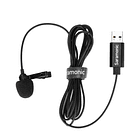 Micrófono Lavalier USB Omnidireccional Saramonic SR-ULM10 con Cable de 2 Metros 1