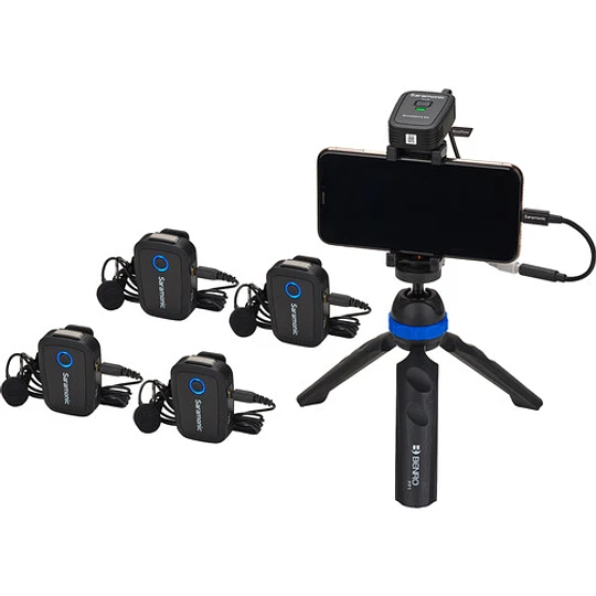Sistema de Micrófonos Inalámbricos Saramonic Blink 500 T4 para 4 Personas (2,4 GHz) 4