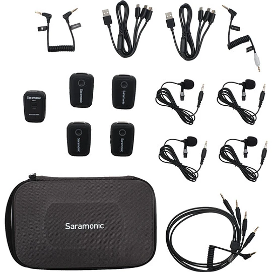 Sistema de Micrófonos Inalámbricos Saramonic Blink 500 T4 para 4 Personas (2,4 GHz) 7