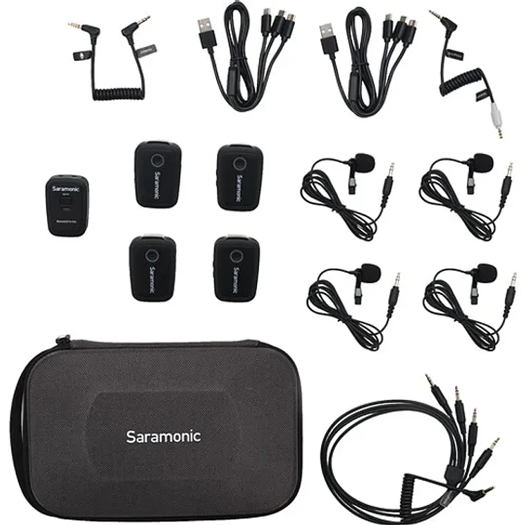 Sistema de Micrófonos Inalámbricos Saramonic Blink 500 T4 para 4 Personas (2,4 GHz) 7