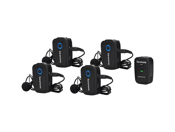 Sistema de Micrófonos Inalámbricos Saramonic Blink 500 T4 para 4 Personas (2,4 GHz)