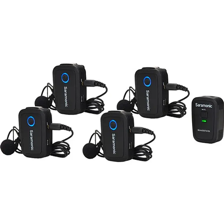 Sistema de Micrófonos Inalámbricos Saramonic Blink 500 T4 para 4 Personas (2,4 GHz) 1