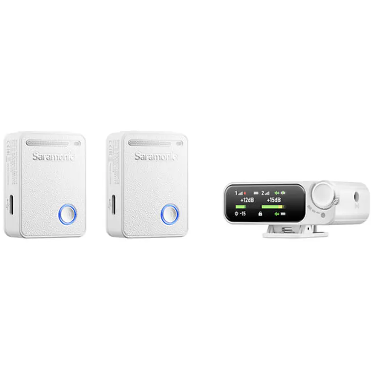 Micrófono Lavalier Inalámbrico Saramonic Ultra-02 Blanco 3