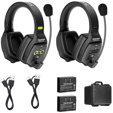 Sistema de Intercomunicación Dual Saramonic WiTalk WT2D para 2 Usuarios