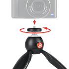 Tripode Sobremesa Manfrotto Pixi Negro (Hecho en Italia) 5