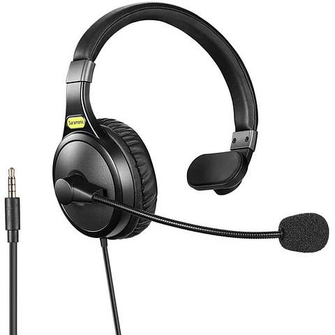 Auricular Monoaural con Cable Saramonic WiTalk-LBH para Estación Base WiTalk Hub