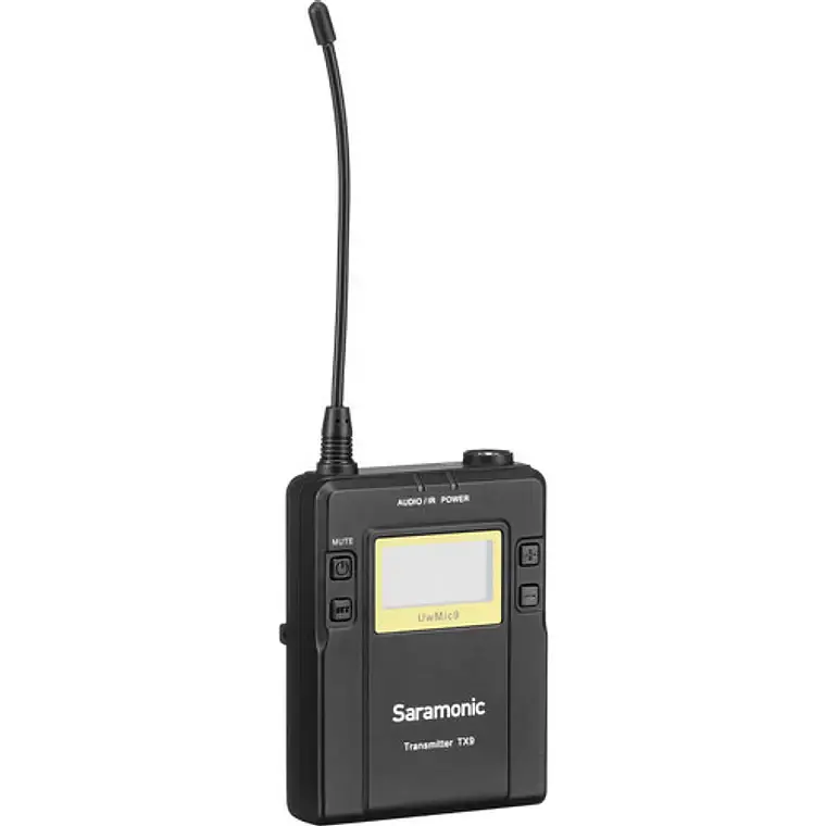 Micrófono inalámbrico Saramonic UwMic9 Kit 1 con transmisor TX9 y receptor RX9 5
