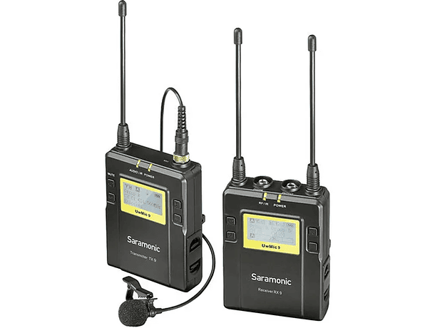 Micrófono inalámbrico Saramonic UwMic9 Kit 1 con transmisor TX9 y receptor RX9