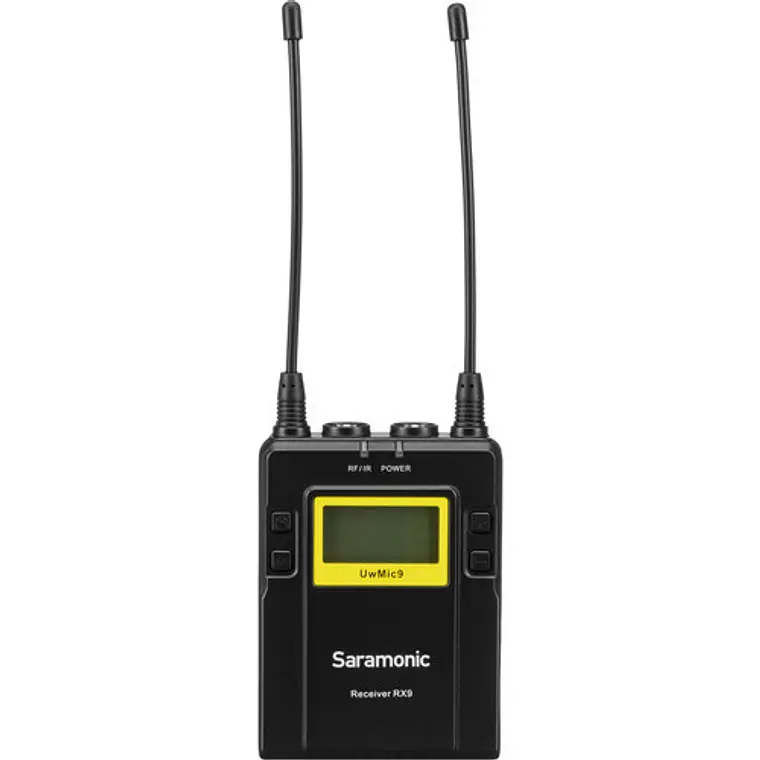 Micrófono inalámbrico Saramonic UwMic9 Kit 1 con transmisor TX9 y receptor RX9 3