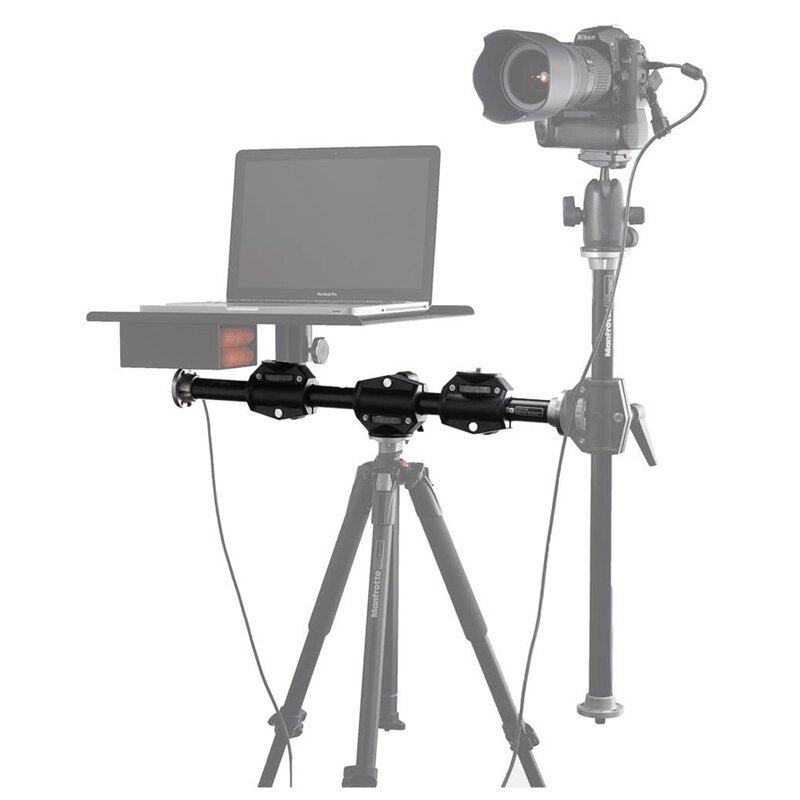  Brazo Manfrotto 131DDB para Cuatro Cabezas (Negro) 3