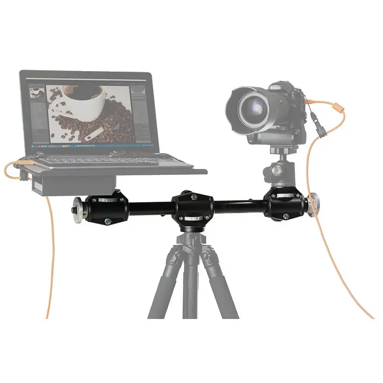  Brazo Manfrotto 131DDB para Cuatro Cabezas (Negro) 4