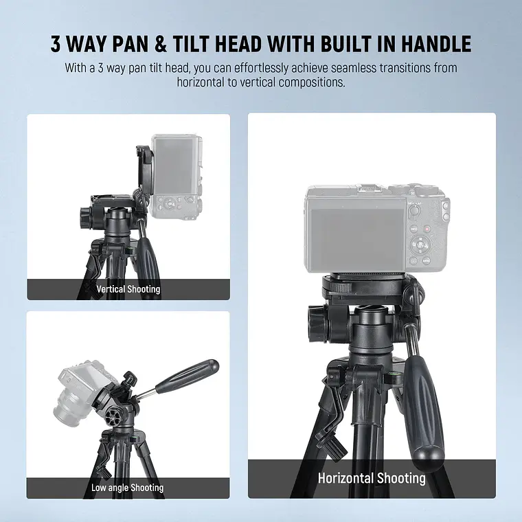 Trípode Escritorio Neewer Basics TP02 para Cámara 7