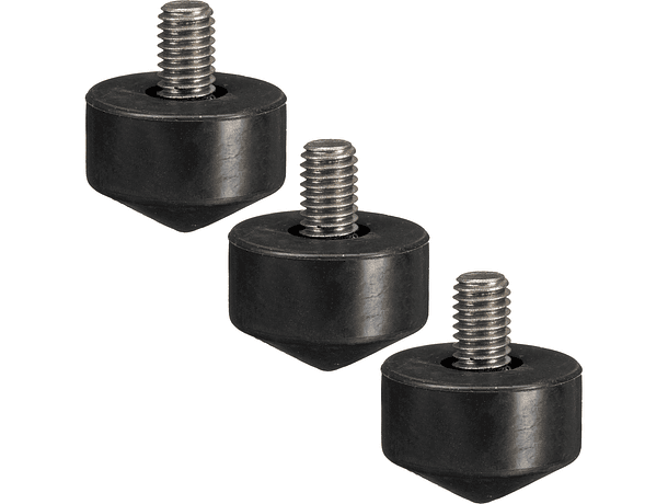 Pie de Goma Gitzo Intercambiable de 33 mm - 3 unidades