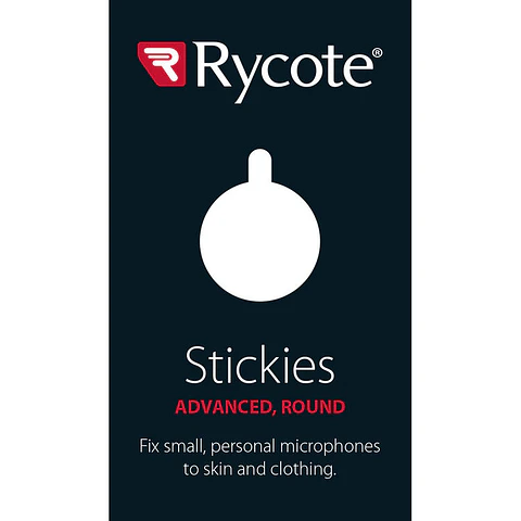 Adhesivo Rycote Stickies Advanced de 23mm – 100 unidades