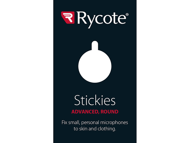 Adhesivo Rycote Stickies Advanced de 23mm – 100 unidades