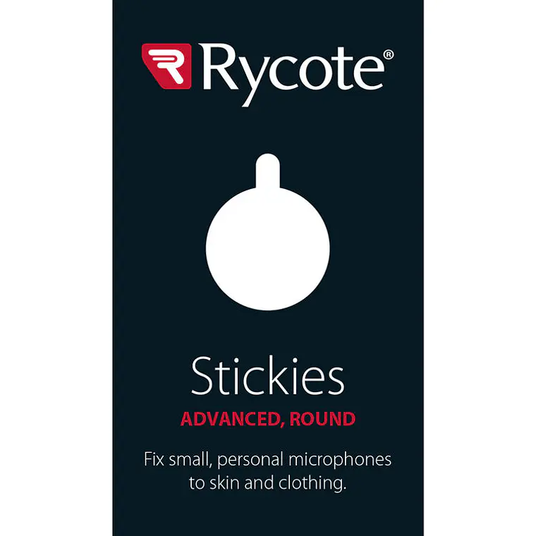 Adhesivo Rycote Stickies Advanced de 23mm – 100 unidades 1