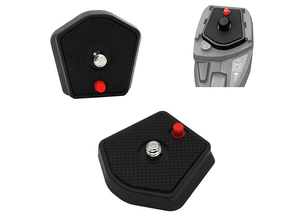 Placa de Liberación Rápida Manfrotto 785PL para Cabezal 