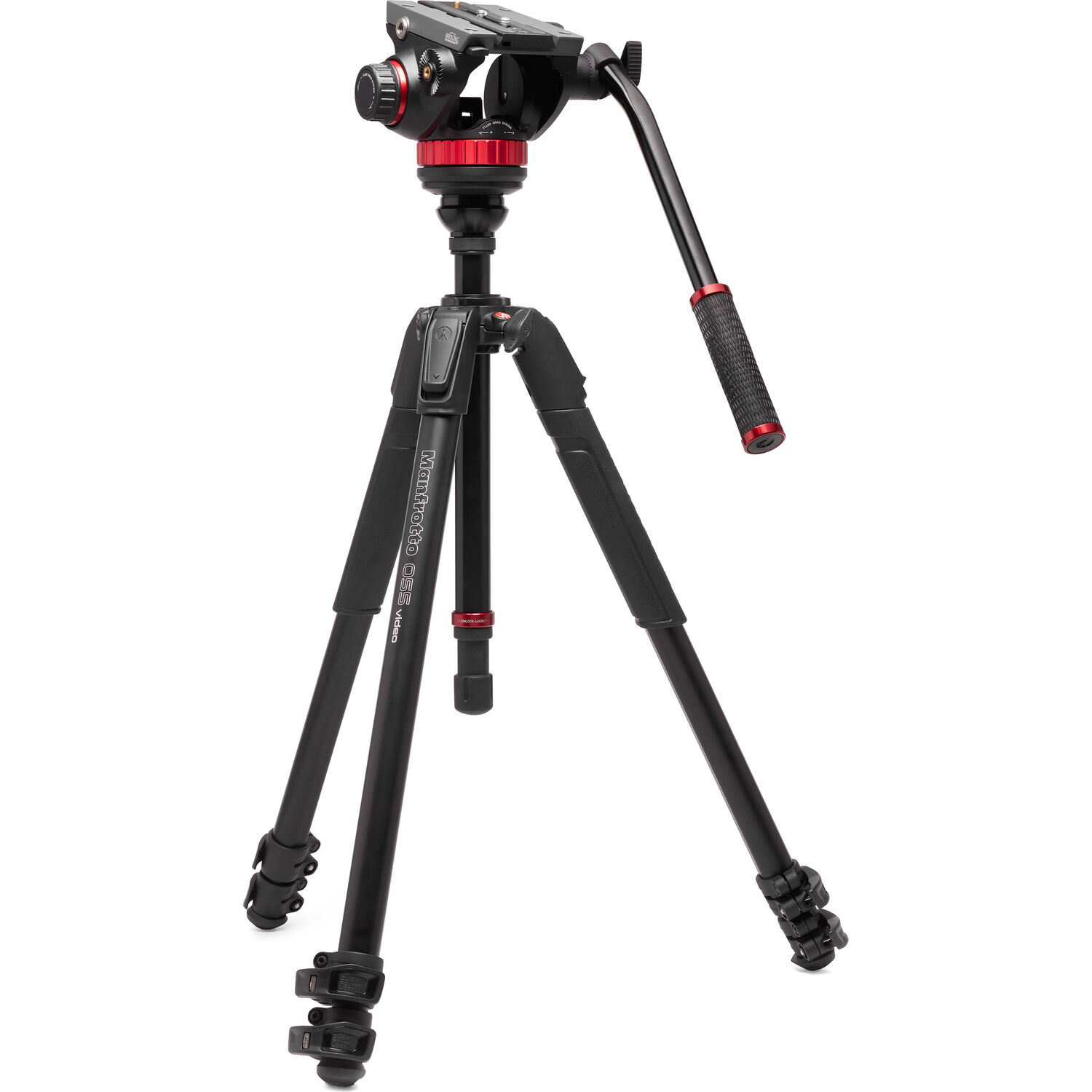 Kit de Trípode de Vídeo Manfrotto 502 con Cabezal Fluido 055 1