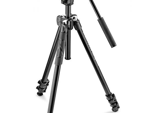 Kit Tripode Manfrotto 290 Light MK290LTA3-V con rótula de vídeo MVH400AH