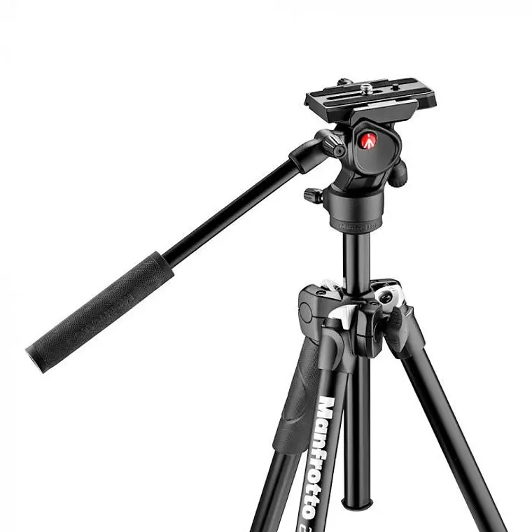 Kit Tripode Manfrotto 290 Light MK290LTA3-V con rótula de vídeo MVH400AH 3
