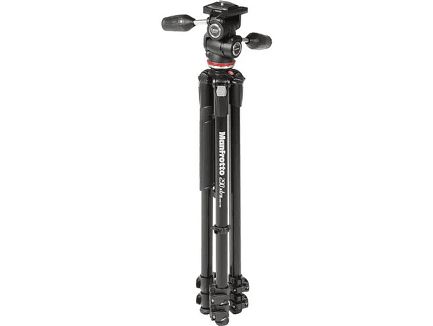 Manfrotto MK290XTA3-3W Trípode Con Cabezal de 3 Ejes y 171cm de Altura Máxima