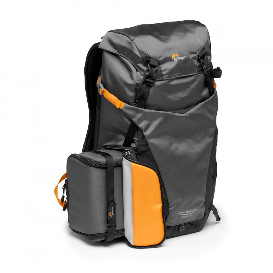Mochila Fotográfica Lowepro PhotoSport BP 24L AW III Gris 8