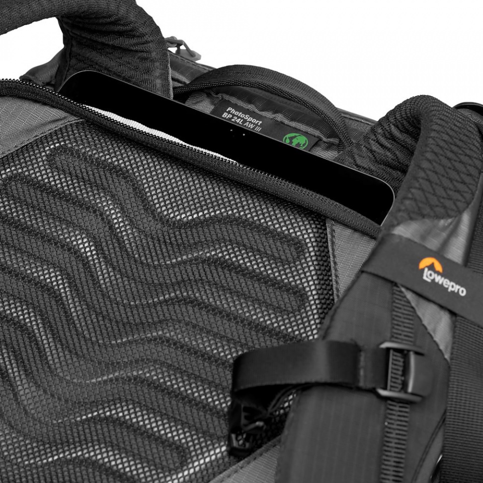 Mochila Fotográfica Lowepro PhotoSport BP 24L AW III Gris 13
