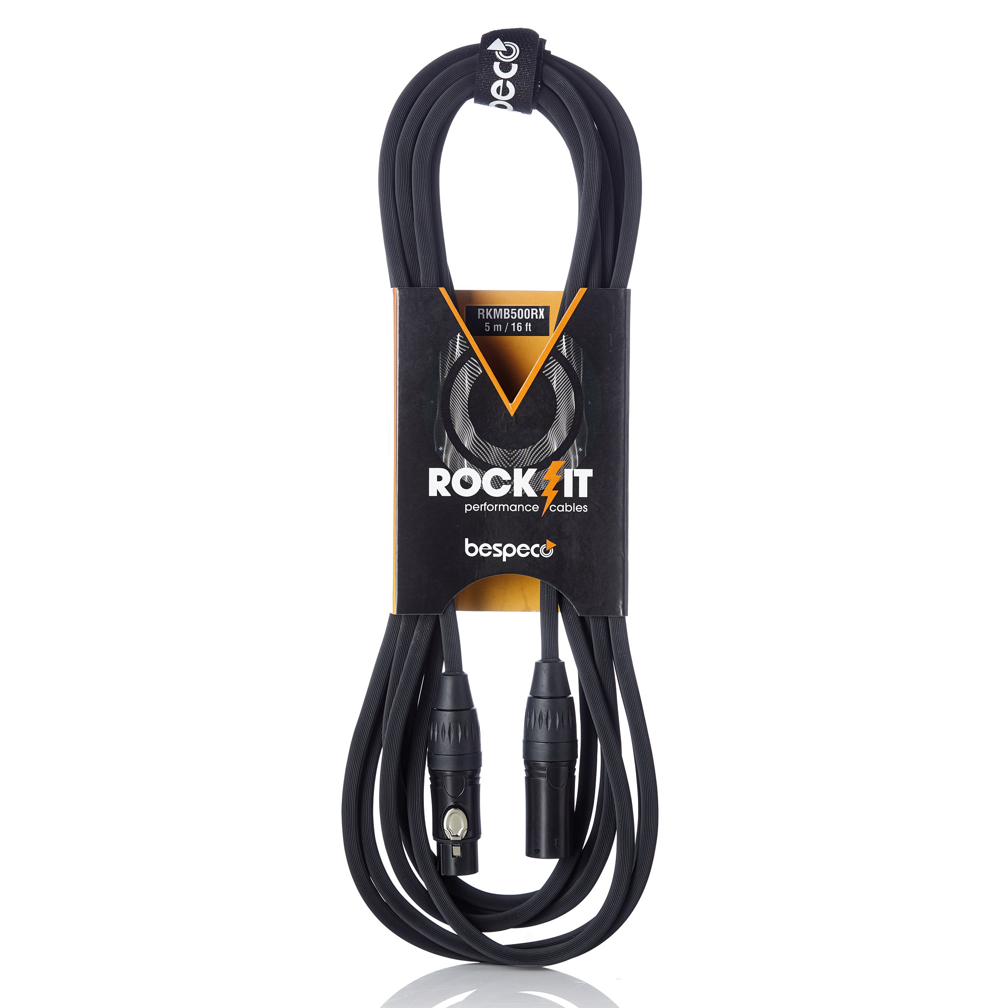 Cable de micrófono Profesional XLR-XLR  Bespeco Serie 'Rockit' / 6 metros 1